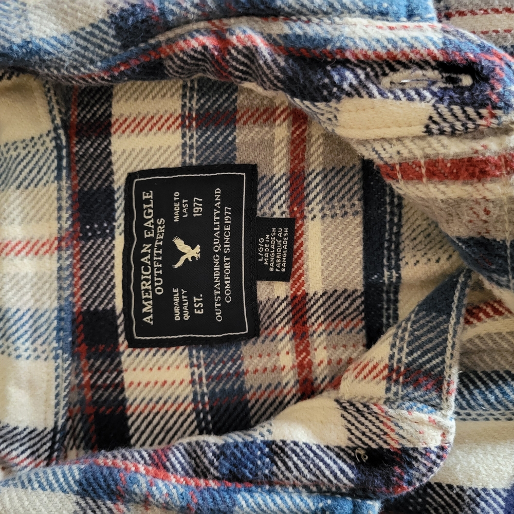 American Eagle Plaid Flannel